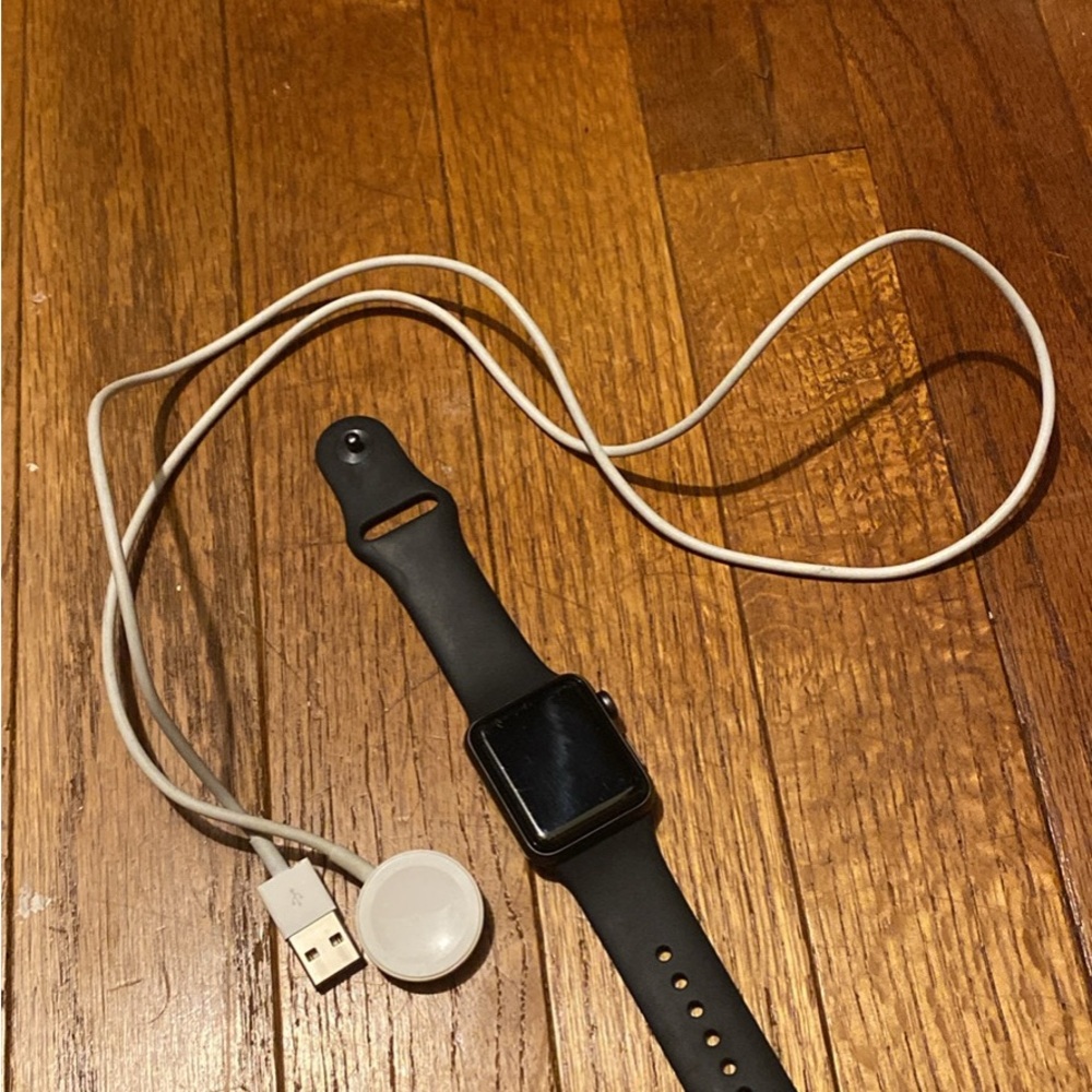 Apple Smartwatch with Black Band and Charger included!!